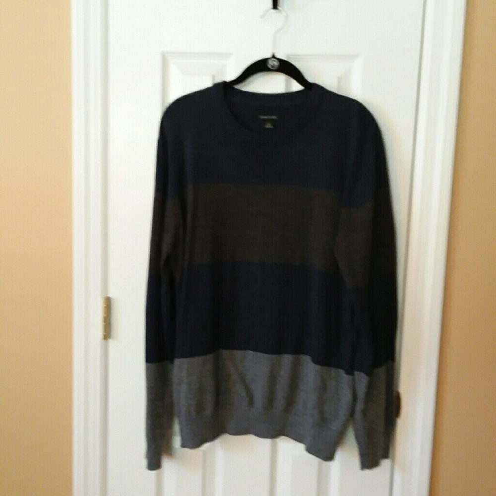 Structure Mens Color Block Sweater - image 1